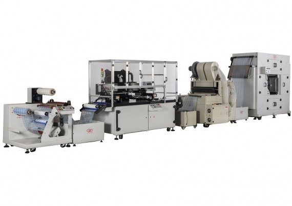 Web-fed Roll to Roll Screen Printing Press & Powder Spraying Machine
