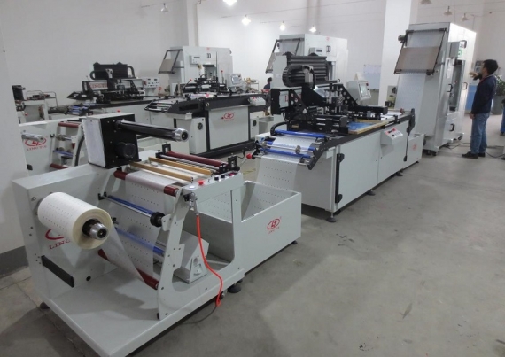 Roll to Roll Screen Printing Machine for PVC, PET