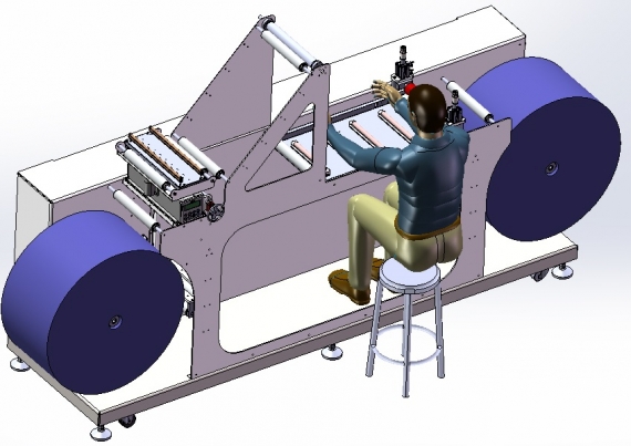 Roll Rewinding Machine 