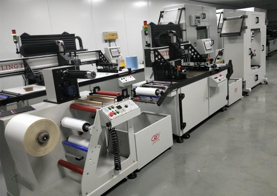 Reel-to-Reel Label Screen printing Machine