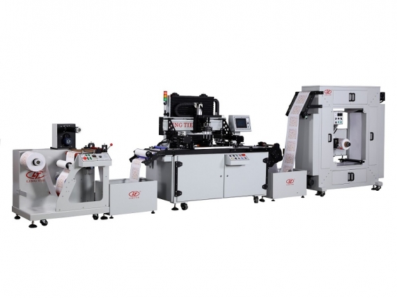 Flatbed silkscreen printing machine 