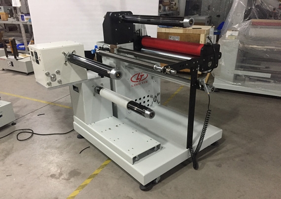 Rewinding laminating machine 