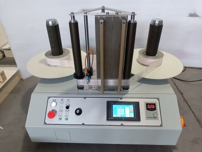 Rewinder with splice plate air clamp 