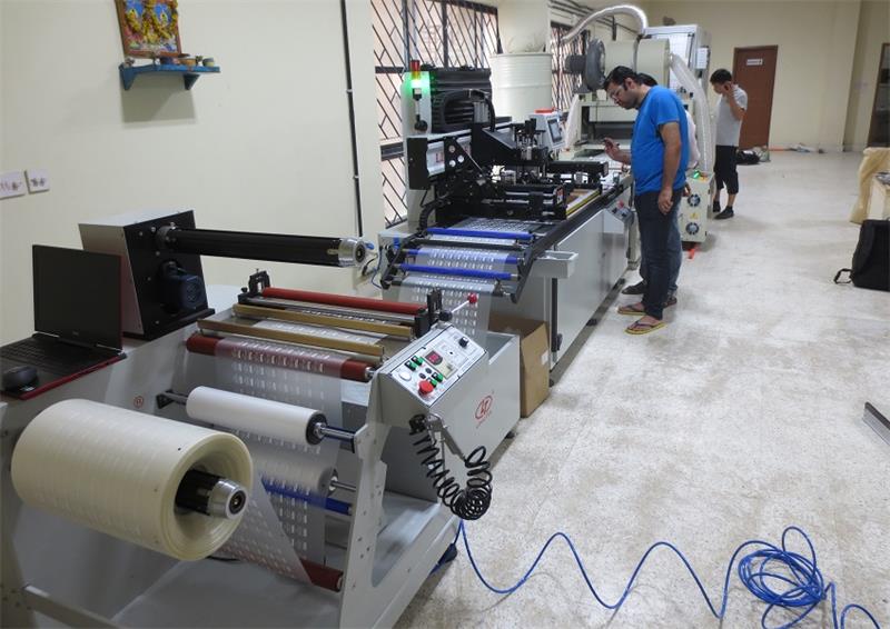 The R2R Screen Printing Machine installation