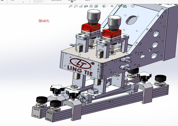 The 4th generation of LING TIE printing head 