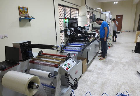 Care label printing machine