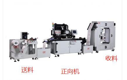right-to-left &left-to-right direction roll to roll silkscreen printing machine .