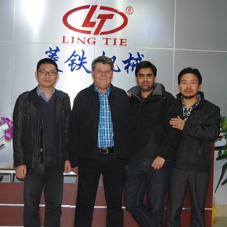 Australian Clients visit Lingtie Machinery